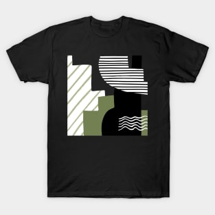 Abstract Lines And Soft Colors T-Shirt